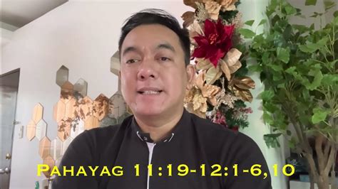 Ang Pagninilay Sa Unang Pagbasa Martes Dec 12 2023 Pahayag 1119