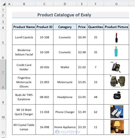 How To Create A Catalogue In Excel With Easy Steps Exceldemy