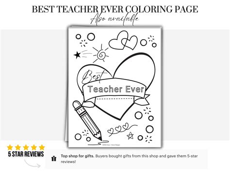 Teacher Appreciation Week Printable Teacher Appreciation T Thank You