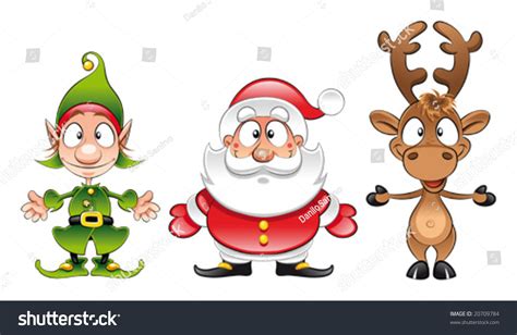 Santa Elf And Rudolph