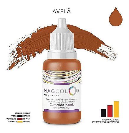 PIGMENTO MAG COLOR GOLD LINE BROW AVELÃ 5ML Usy Life