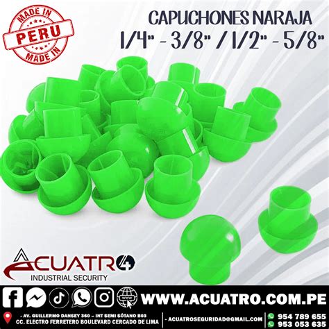 CACHACO DE PVC Acuatro Industrial Security EIRL