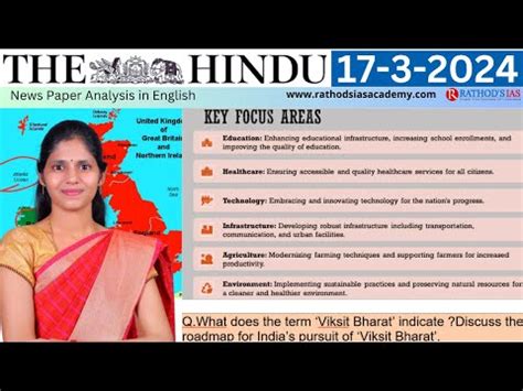 Th March The Hindu Analysis Video Lecture Daily Hindu