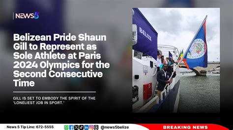 Belizean Pride Shaun Gill To Represent As Sole Athlete At Paris 2024