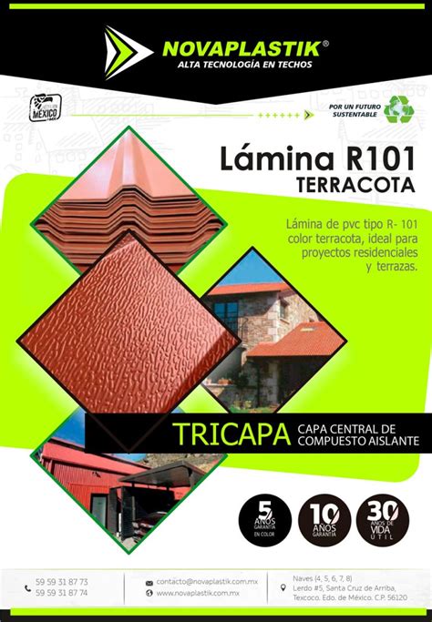 Lámina R101 Terracota Novaplastik