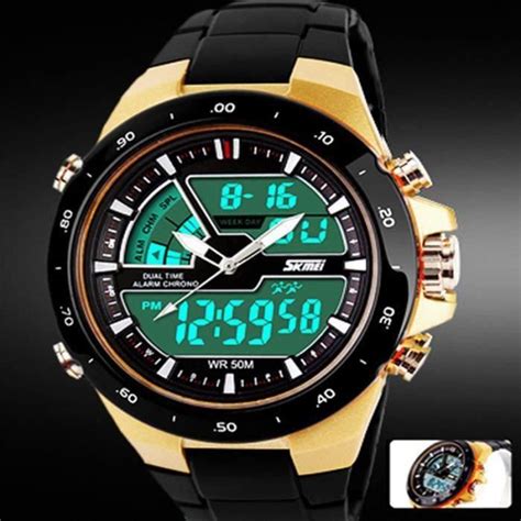 Sharphy Superbe Montre Homme De Marque Sport Led Num Rique Analogique