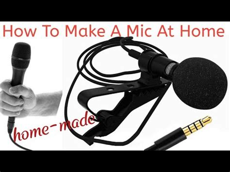 How Make Mic At Home How To Make A Microphone Mic Kese Banye Youtube