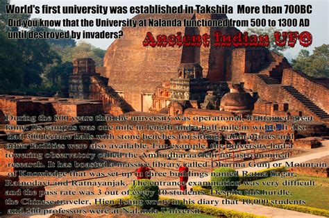 Ancient Indian Ufo Worlds 1st University Thakshashila