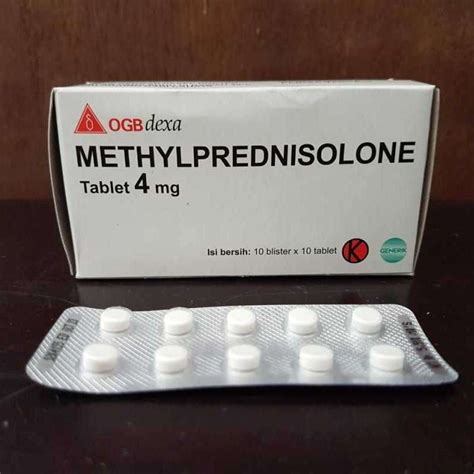 Jual Methylprednisolone 4 Mg Ogb Dexa Medica Strip 10 Tablet Di Seller