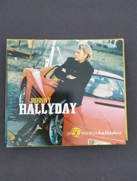 TRIPLE CD JOHNNY HALLYDAY LES 50 PLUS BELLES BALLADES EUR 11 50