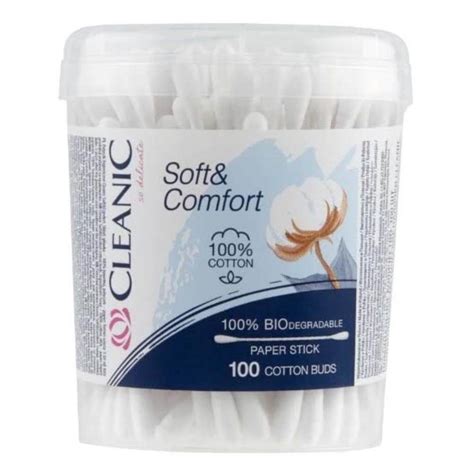 Betisoare De Urechi Cleanic Soft Confort 100 Buc EMAG Ro