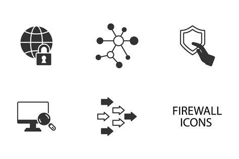 Firewall Computing Beveiligingspictogrammen Instellen Firewall