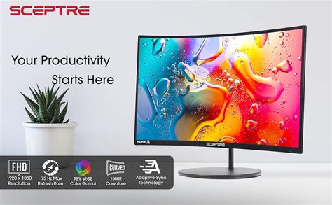 Mua Sceptre 24 Curved 75hz Gaming Led Monitor Full Hd 1080p Hdmi Vga