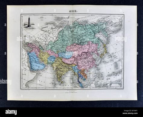 Map Of China And India High Resolution Stock Photography And Images Alamy