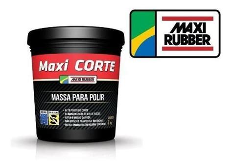 Massa Polir Maxi Corte Base Água 1kg Automotivo Maxi Rubber Mercado Livre