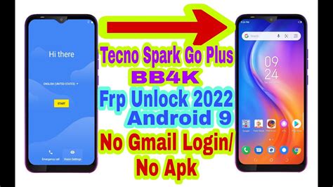 Tecno Spark Go Plus Bb K Frp Bypass Without Pc New Trick