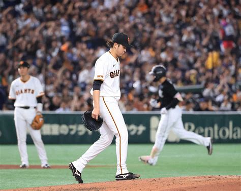 巨人・堀田賢慎 ソトの一発に泣き、またも東京ドーム初勝利逃す 5回3安打3失点で降板 ライブドアニュース