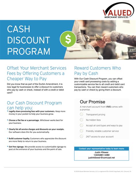 Cash Discount Program