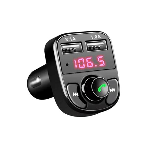 Transmisor Fm Para Auto Manos Libre Y Bluetooth Quick Charge Atelier