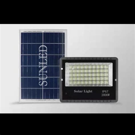 Jual Led Sorot W Solar Cell Panel Surya Floodlight Sunled K