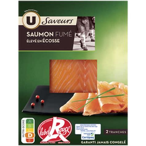 Saumon Fum D Ecosse Label Rouge U Tranches G La Belle Vie