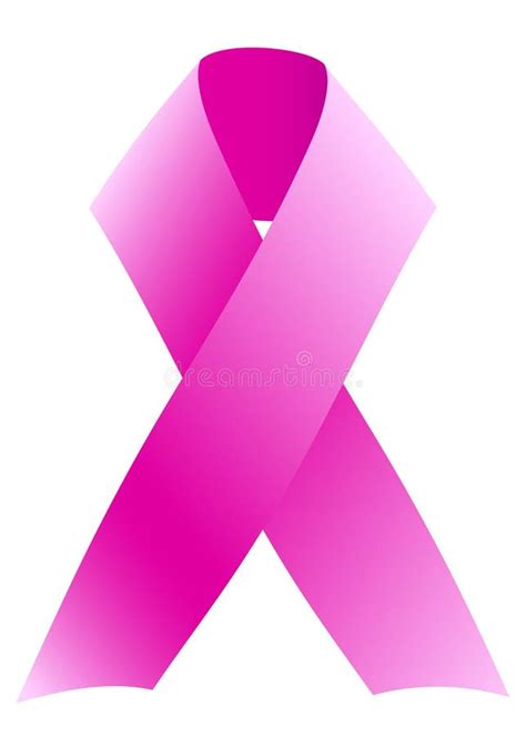 Pink Breast Cancer Awareness Ribbon Stock Vector Illustration Of