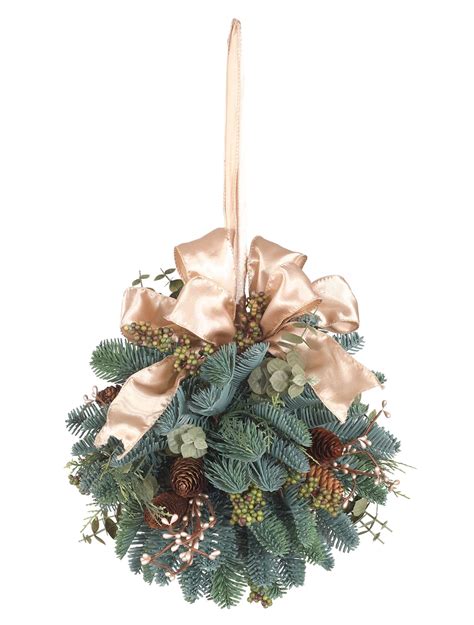 Mountain Meadow Kissing Ball Christmas Decorations Rustic Christmas