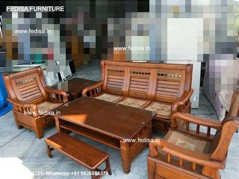 Wooden Corner Settee Wooden Sofa Setty Leather And Wood Living Room