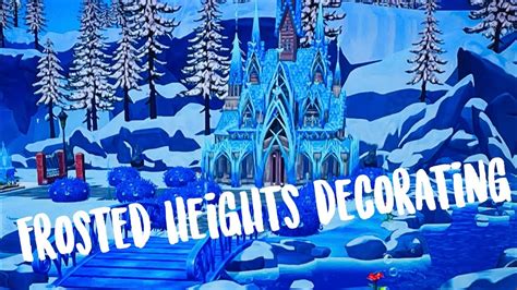 Decorate Disney Dreamlightvalley Frosted Heights YouTube