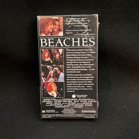 Beaches Vhs Tape Bette Midler Barbara Hershey New Sealed Vhs Tapes