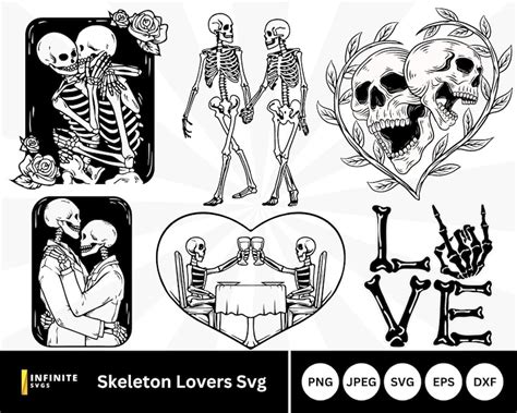 Skeleton Lovers Svg The Lovers Svg Skeletons Svg Skeleton Love Svg