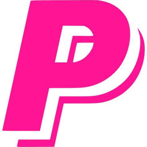 Deep pink paypal icon - Free deep pink site logo icons