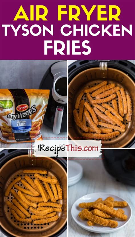 Tyson Chicken Fries In Air Fryer Recipe This