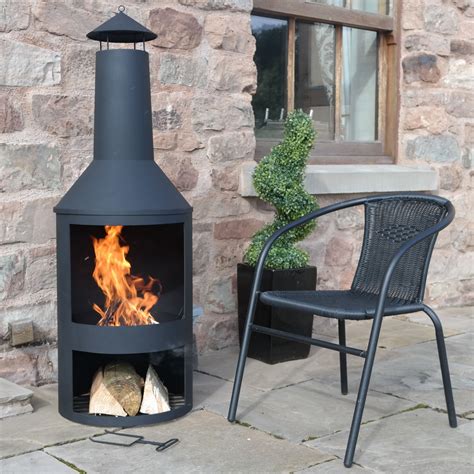 Extra Large Clay Chiminea Outdoor Fireplace Randolph Indoor And