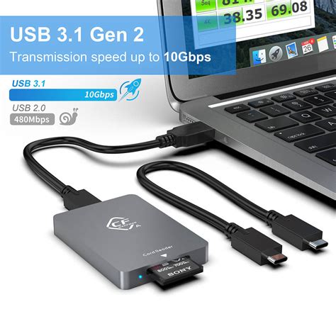 Rocketek Usb Gen Cfexpress Card Reader Writer Rocketeck