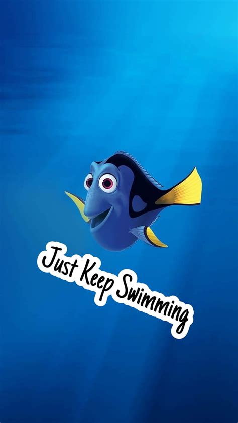 Dory Just Keep Swimming Hd Phone Wallpaper Peakpx