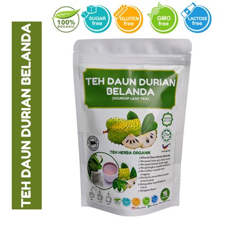 Teh Daun Durian Belanda Soursop Leaf Tea Shopee Malaysia