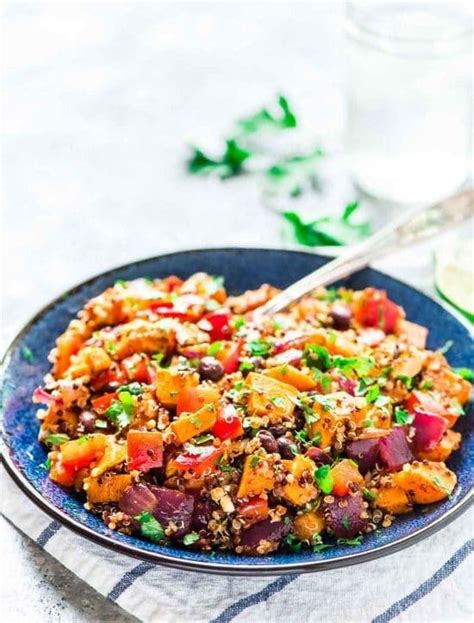 Roasted Sweet Potato Quinoa Salad