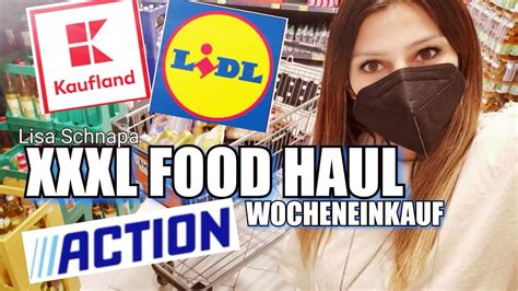 XXXL FOOD HAUL KAUFLAND ACTION LIDL WOCHENEINKAUF ANGEBOTE