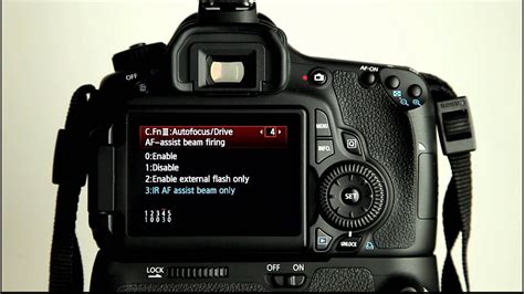 Canon EOS 60D Tutorial 14 Custom Function Menu 3 AF And Drive YouTube