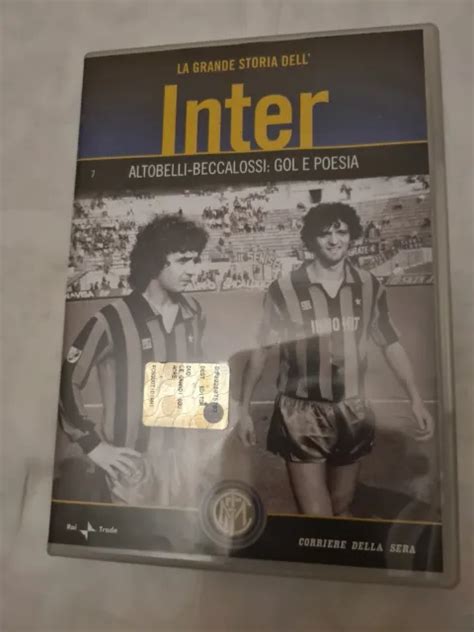 DVD LA GRANDE Storia Dell Inter 6 Altobelli Beccalossi Gol E Poesia EUR