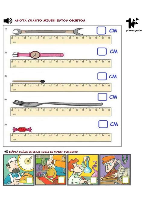 Ficha Online De Medidas De Longitud Para 1er Grado Puedes Hacer Los Ejercicios Online O