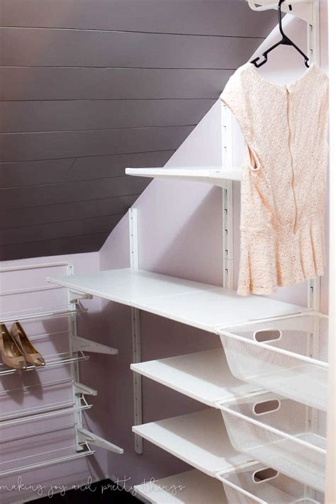 Sloped Ceiling Closet Systems Shelly Lighting