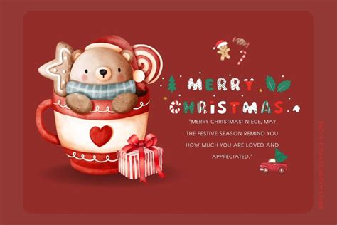 115 Inspirational Cute Merry Christmas Messages For Niece