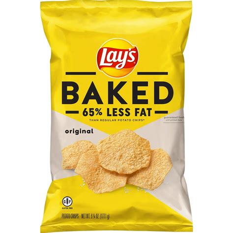 Lays Baked Original Potato Chips 6 25 Oz Bag