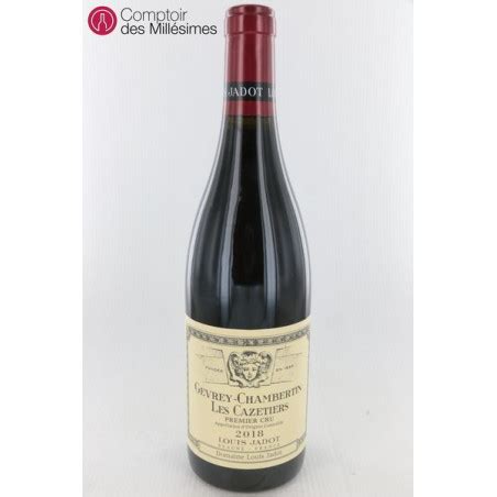 Gevrey Chambertin 1er Cru Cazetiers 2018 Louis Jadot