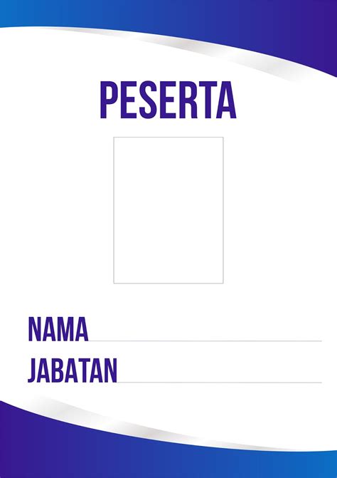 Desain ID Card Minimalis Kosong - BANG ABU MUSIC