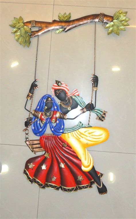 Radha Krishna Metal Wall Hanging Phase: Single Phase at Best Price in Hyderabad | Satgurus