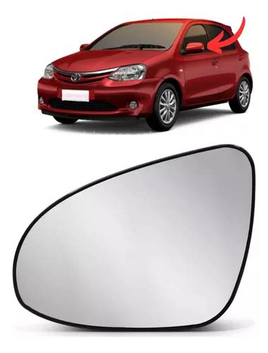 Lente Retrovisor Etios Ano 2014 2015 2016 2017 Le Base Frete grátis