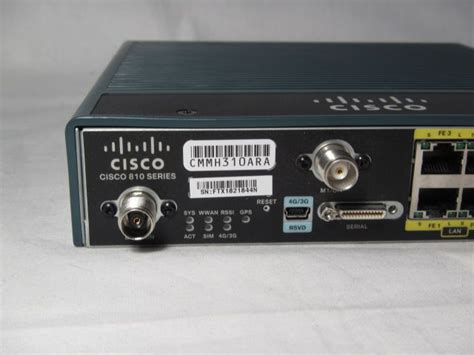 Cisco C819g 4g V K9 819 4g Lte M2m Gateway Integrated Service Router